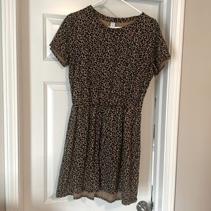 Old navy cheetah print dress